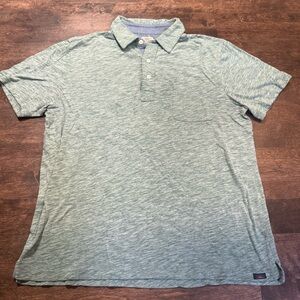 Faherty Light Green Polo Shirt